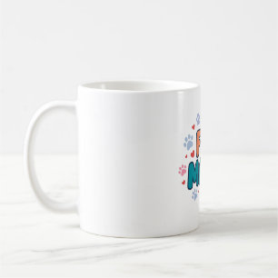 Mug Tape à l'œil typographique pour maman fourrure pou