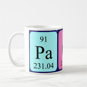 Mug Tapis de nom de table périodique Paola
