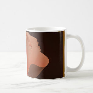 Mug "Tapis de Pêche Moderne Ruffle Art Abstrait Mug"