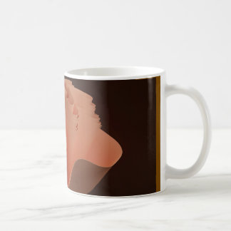 Mug "Tapis de Pêche Moderne Ruffle Art Abstrait Mug"