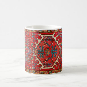 Mug Tapis Persan Antique Motif Artistique Vintage en D