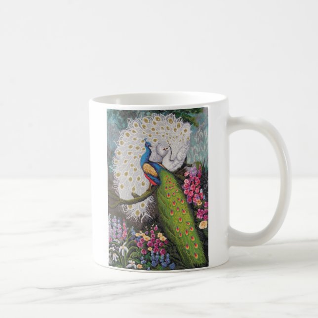 Mug Tapisserie 010110 009 de paon (Droite)