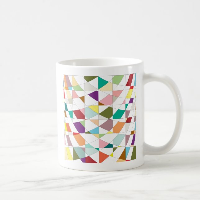 Mug Tapisserie aux couleurs Abstraites (Droite)