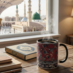 Mug Tapisserie de tapis islamique de la mosquée de Mad