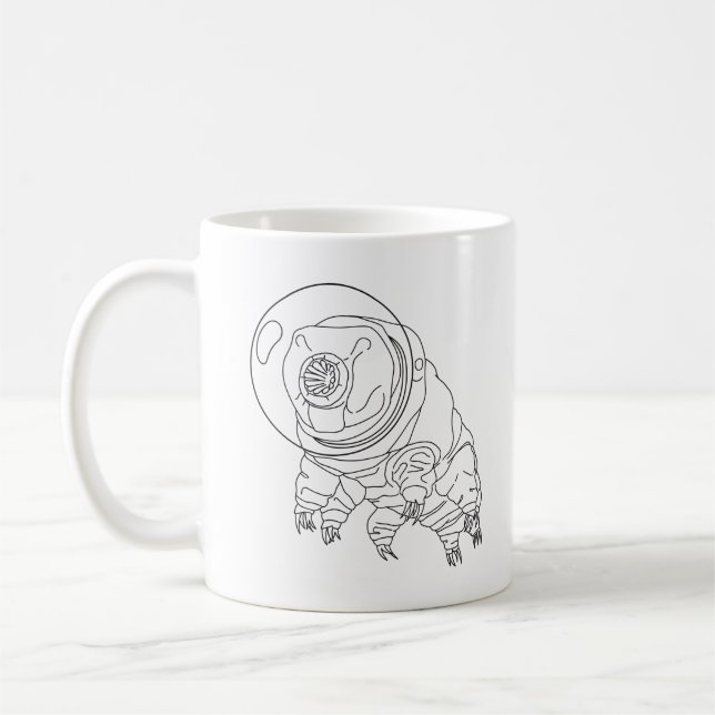 Mug Tardigrade astronaute (Gauche)
