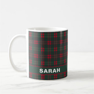 Mug Tartan Carreaux Rustique Nom