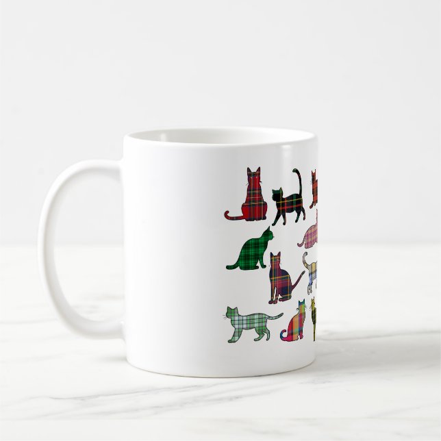 Mug Tartan chats (Gauche)