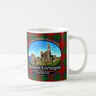 Mug Tartan de Sinclair Girnigoe de château de Sinclair