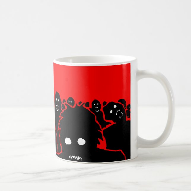 Mug "Tasse de café de zombi de l'horde" (Droite)