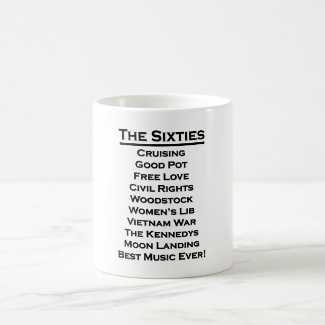 Mug "Tasse de café des années '60" pour des baby (Centre)