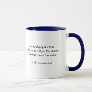 Mug "Tasse de café d'un Haiku de matin"