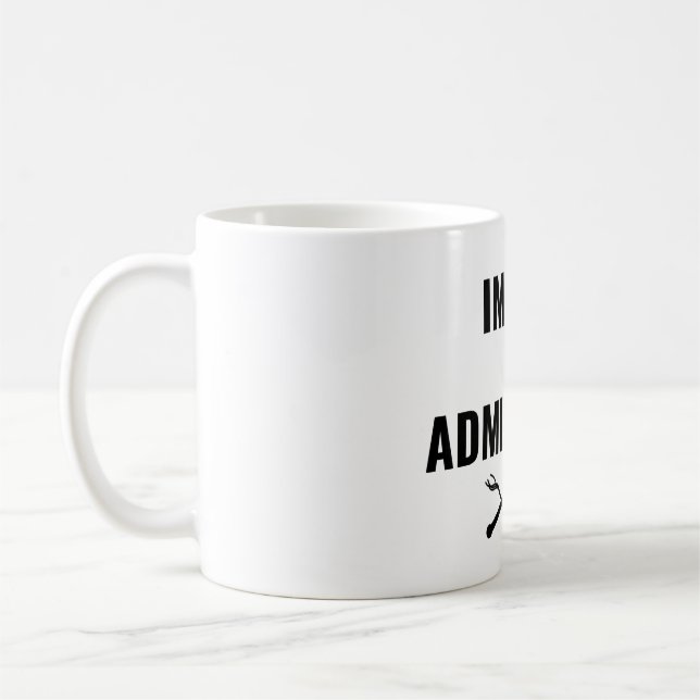 Mug "Tasse espiègle ou excellente du bureau" (Gauche)