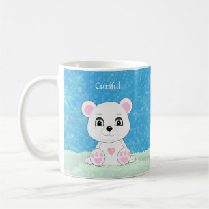 Mug Tasse Ours Polaire Mignon & Bonhomme de Neige
