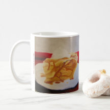 Tasse, "tarte aux pommes de cannelle de caramel"
