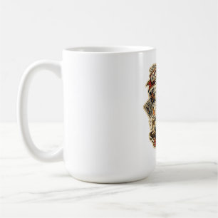 Mug Tatouage flash de carte de tarot du renard rusé de