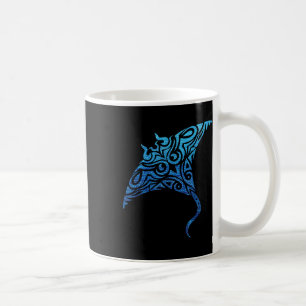 Mug Tatouage polynésien hawaïen de la tribu Manta Ray 