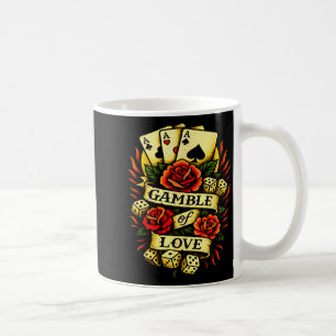 Mug Tatouage Traditionnel Tatouage Rétro Roses Dés Car
