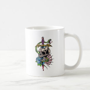 Mug Tattoo crâne et dague