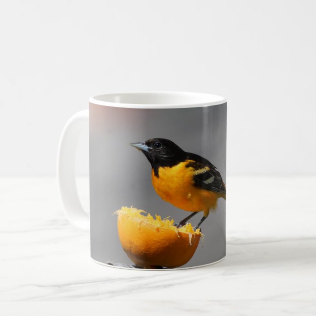 Mug Taupe de Baltimore Oriole (Devant gauche)