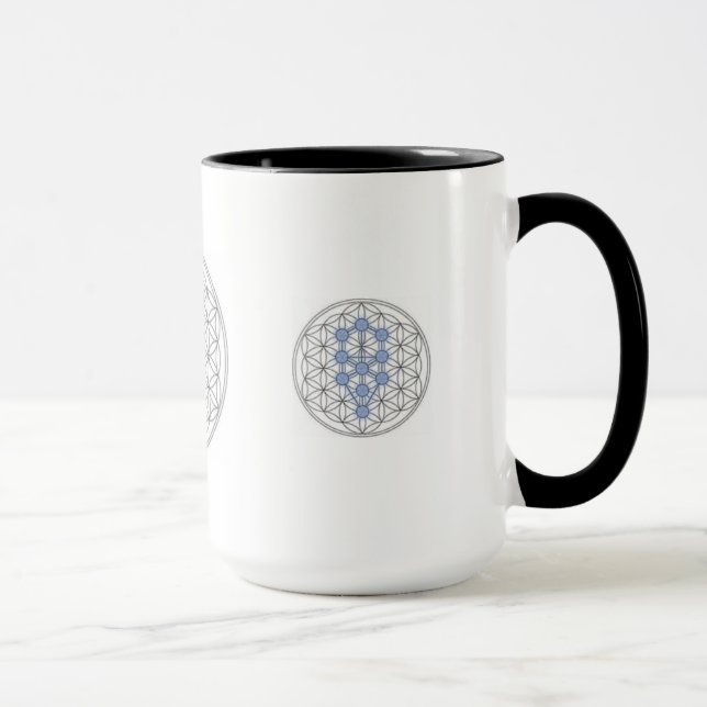 Mug Taurian - arbre de la vie - fleur de la vie (Droite)