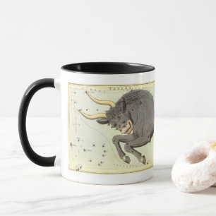 Mug Taurus Bull, le miroir Vintage de la constellation