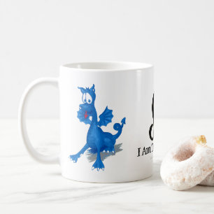 Mug Taurus Zodiac Astrologie Dragon Bleu Rahu