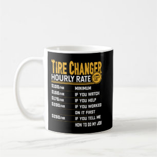 Mug Taux horaire du technicien en pneumatiques