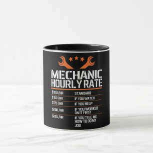 Mug Taux horaire mécanique