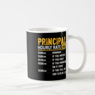 Mug Taux horaire principal - Professeur principal drôl
