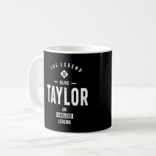 Mug Taylor Nom personnalisé Anniversaire Cadeau