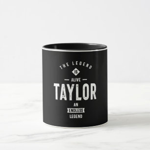 Mug Taylor Nom personnalisé Anniversaire Cadeau
