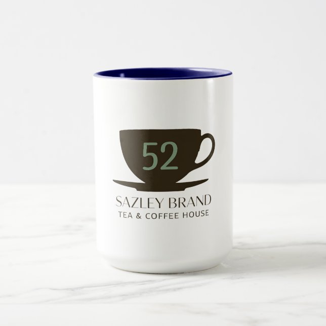 Mug taza 52 Sazley Brand Tea & Coffee House (Centre)