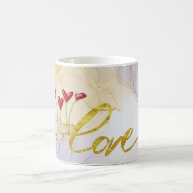 Mug Taza con amor y corazones (Centre)