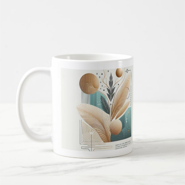 Mug Taza con diseño moderno. Esencia  (Gauche)