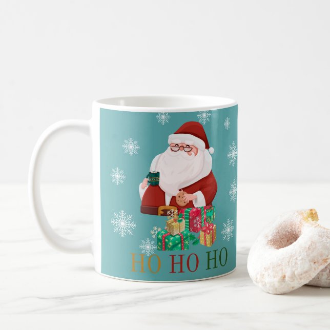 Mug Taza de café de Navidad (Avec donut)