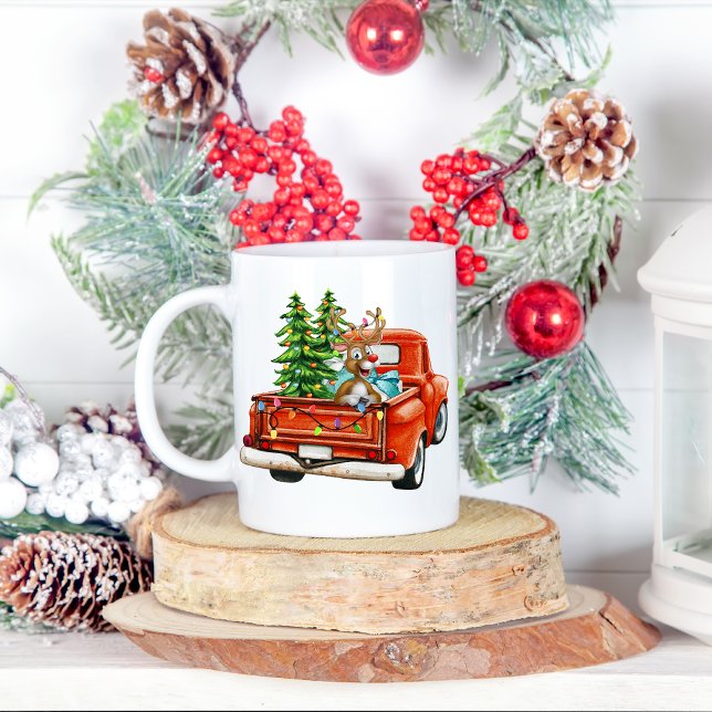 Mug Taza de navidad de reno de père Noël (Créateur téléchargé)