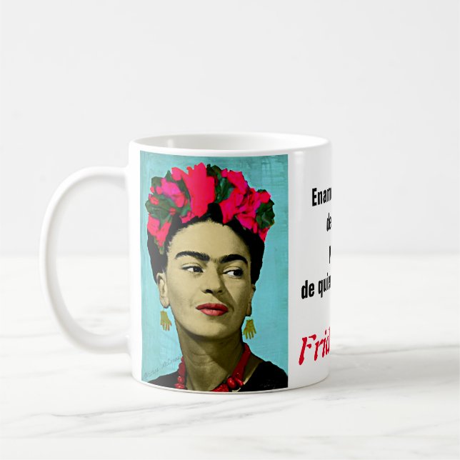 Mug Taza Frida Kahlo (1) (Gauche)