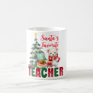 Mug Taza navideña para maestros