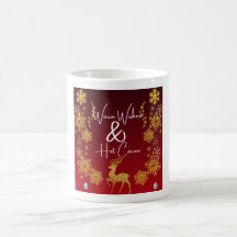 Taza Navideña 'Warm Wishes & Hot Cocoa"