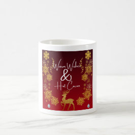 Mug Taza Navideña 'Warm Wishes & Hot Cocoa"