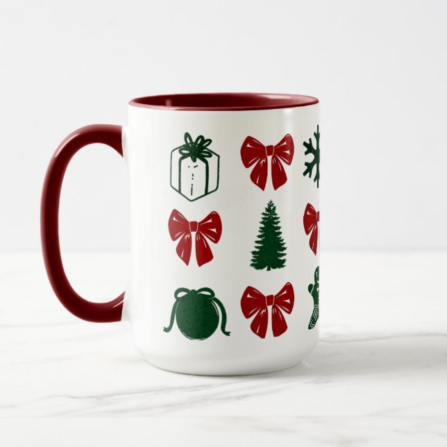 Mug Taza navideña y coquette (Gauche)