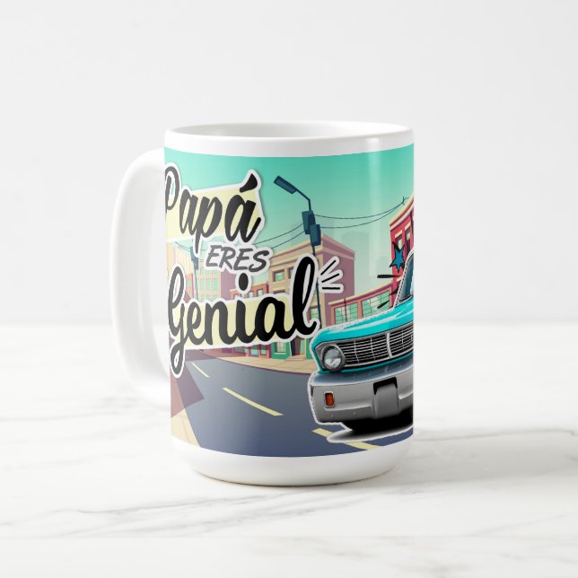 Mug Taza Papá Eres Genial (Devant gauche)