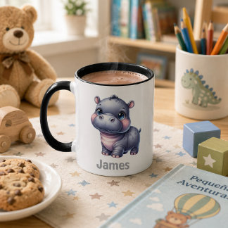 Mug Taza para niños personalizada con diseño de animal