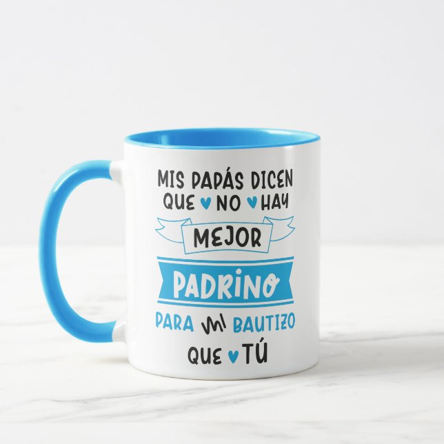 Mug Taza para Padrino de Bautizo 11oz (Gauche)