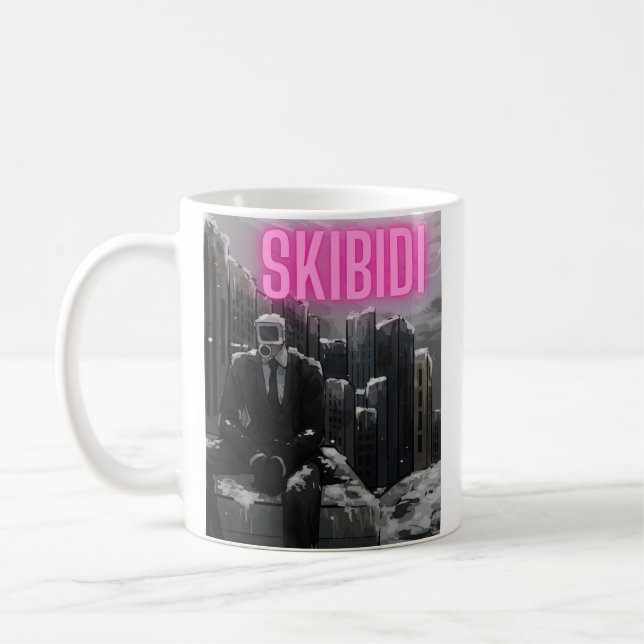 Mug taza skibidi (Gauche)
