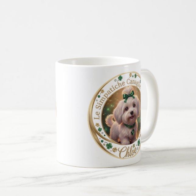 Mug Tazza Chloe Bianca - Coton Detectives (Devant droit)