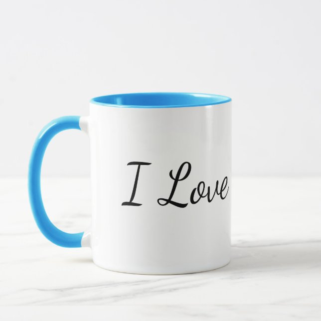 Mug Tea Cup I Love You ❤️ (Gauche)