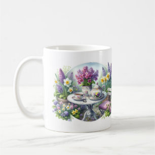 Mug Tea Party vintage à Floral dans le Jardin