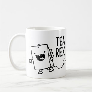 Mug Tea Rex Tea Sac Drôle Pun Carton