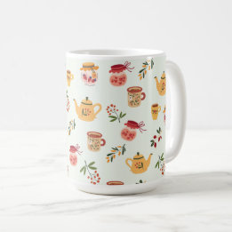 Mug Tea Time Motif sans faille